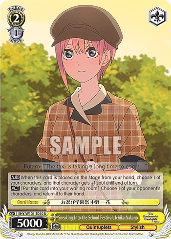 5HY/W101-E010 - Sneaking Into the School Festival, Ichika Nakano (U)