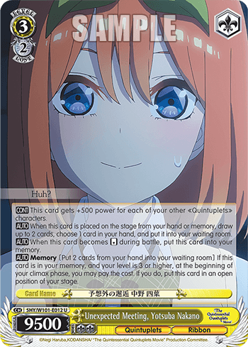 5HY/W101-E012 - Unexpected Meeting, Yotsuba Nakano (U)