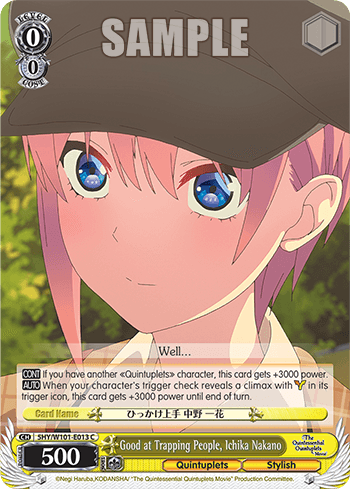 5HY/W101-E013 - Good at Trapping People, Ichika Nakano (C)