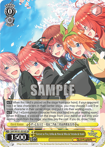 Forever as Five, Ichika & Nino & Miku & Yotsuba & Itsuki