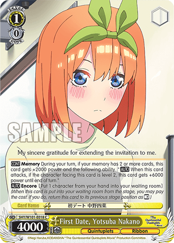 5HY/W101-E018 - First Date, Yotusba Nakano (C)