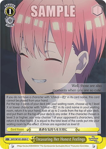 5HY/W101-E020 - Treasuring Her Honest Feelings (C)