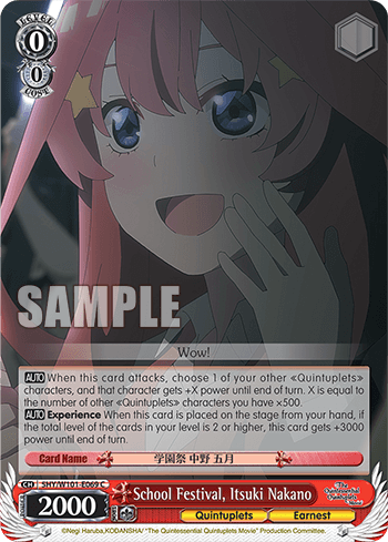 5HY/W101-E069 - School Festival, Itsuki Nakano (C)