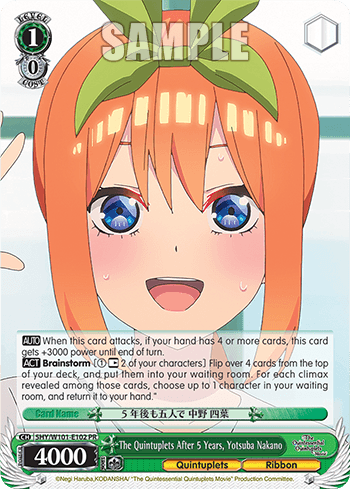 5HY/W101-E102 - The Quintuplets After 5 Years, Yotsuba Nakano (PR)