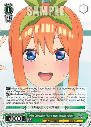 5HY/W101-E102S - The Quintuplets After 5 Years, Yotsuba Nakano (PR)