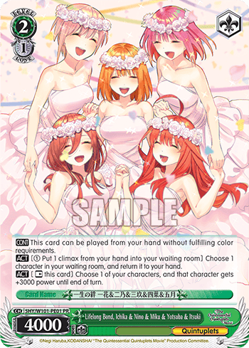 5HY/W101-PE01 - Lifelong Bond, Ichika & Nino & Miku & Yotsuba & Itsuki (PR)