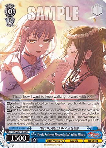 BD/WE49-E44 - “For the Sunkissed Blossom by Me” Yukina Minato (N)