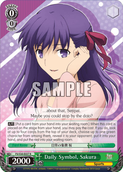 FS/S34-E037 - Daily Symbol, Sakura (R)
