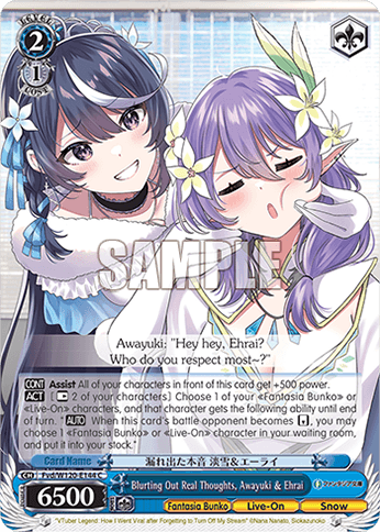 Fvd/W120-E144 - Blurting Out Real Thoughts, Awayuki & Ehrai (C)