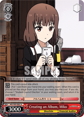 KGL/S95-E061 - Creating an Album, Miko (U)