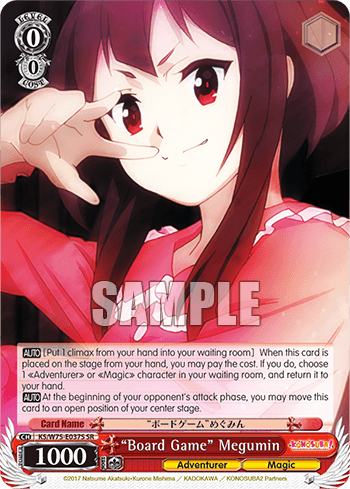 KS/W75-E037S - “Board Game” Megumin (SR)