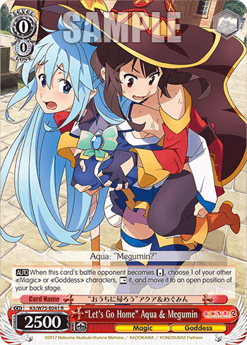 KS/W75-E041 - “Let's Go Home” Aqua & Megumin (R)