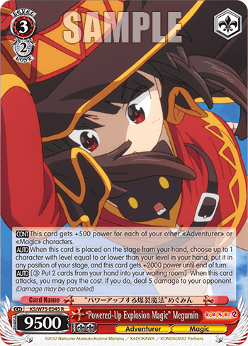 KS/W75-E045 - “Powered-Up Explosion Magic” Megumin (R)