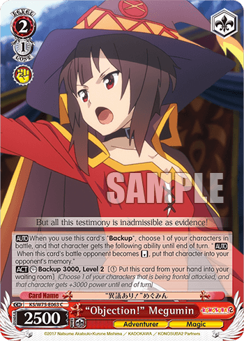 KS/W75-E063 - “Objection!” Megumin (C)