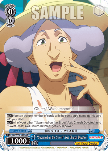 KS/W75-E086a - “Swarmed on the Street” Axis Church Devotee (C)