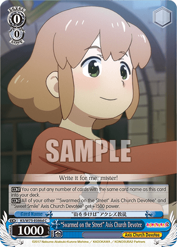 KS/W75-E086d - “Swarmed on the Street” Axis Church Devotee (C)