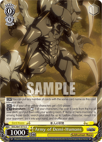 OVL/SE51-E11c - Army of Demi-Humans (C)