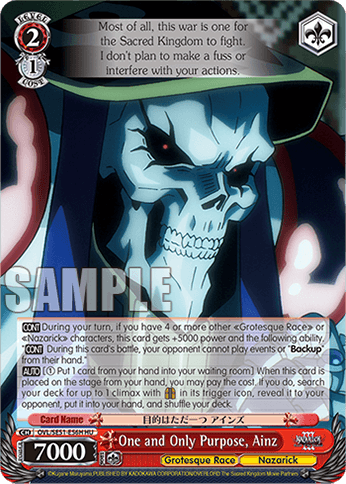 OVL/SE51-E56H - One and Only Purpose, Ainz (HU)