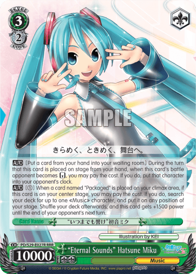 PD/S29-E027R - "Eternal Sounds" Hatsune Miku (RRR)