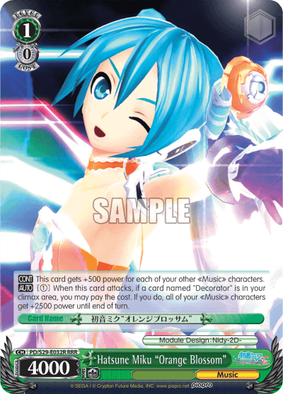 PD/S29-E032R - Hatsune Miku "Orange Blossom" (RRR)