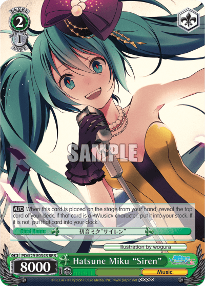 PD/S29-E034R - Hatsune Miku "Siren" (RRR)