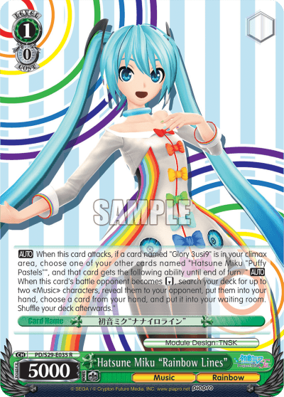 PD/S29-E035 - Hatsune Miku "Rainbow Lines" (R)