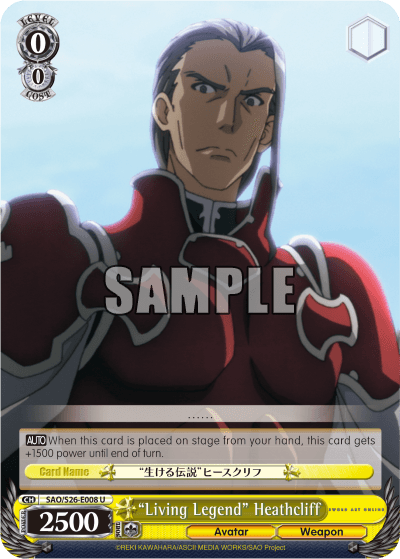 SAO/S26-E008 - "Living Legend" Heathcliff (U)