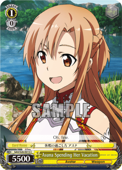 SAO/S26-E015 - Asuna Spending Her Vacation (C)
