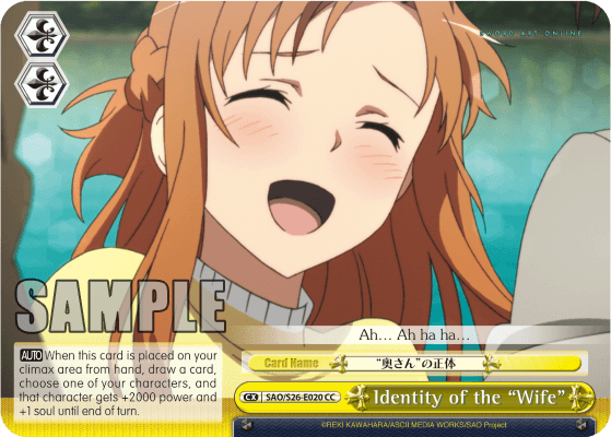 SAO/S26-E020 - Identity of the "Wife" (CC)