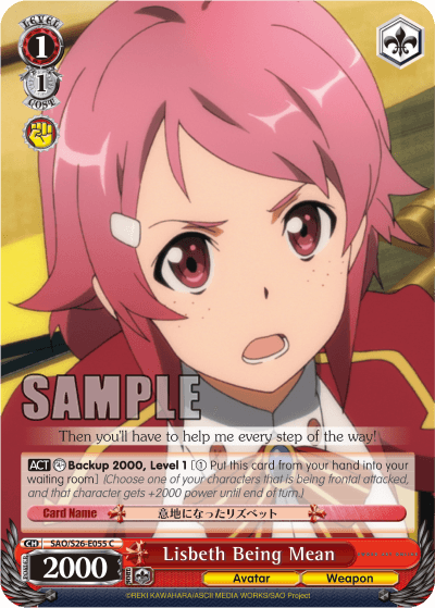 SAO/S26-E055 - Lisbeth Being Mean (C)