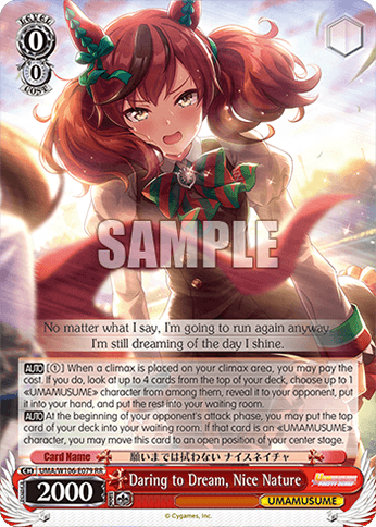 UMA/W106-E079 - Daring to Dream, Nice Nature (RR)
