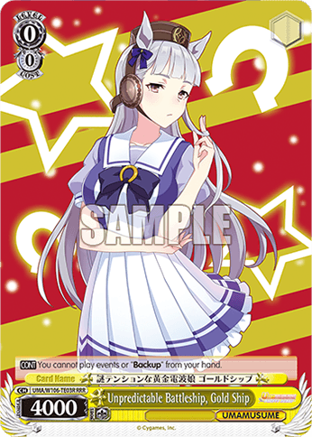 UMA/W106-TE03R - Unpredictable Battleship, Gold Ship (RRR)