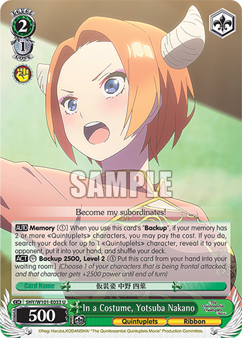 In a Costume, Yotsuba Nakano