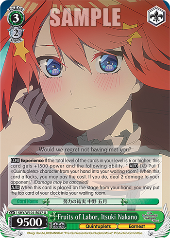 Fruits of Labor, Itsuki Nakano