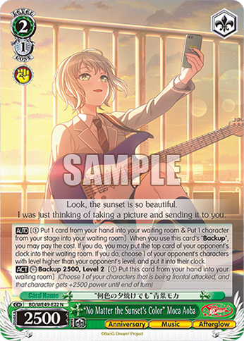“No Matter the Sunset's Color” Moca Aoba