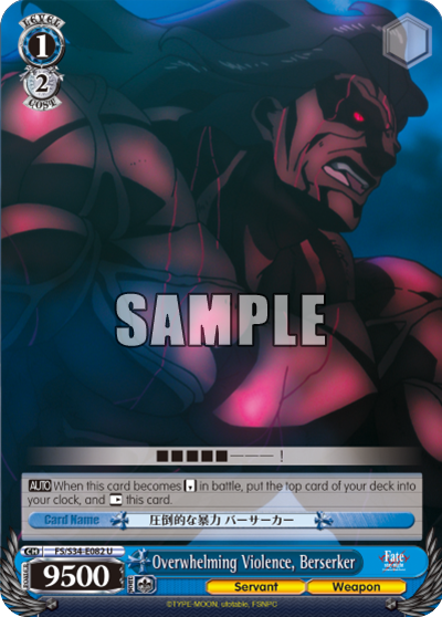 Overwhelming Violence, Berserker