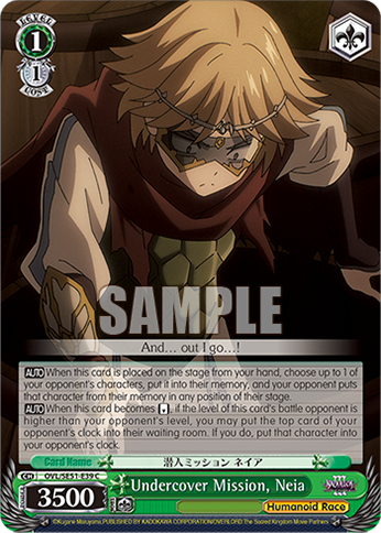 Undercover Mission, Neia
