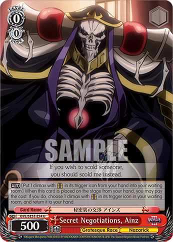 Secret Negotiations, Ainz